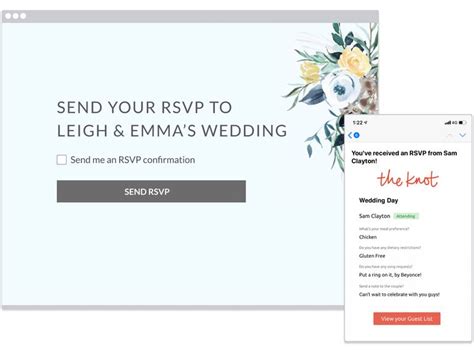 theknot rsvp|the knot online rsvp.